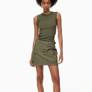TNA Green Supply Cargo Micro Skirt
